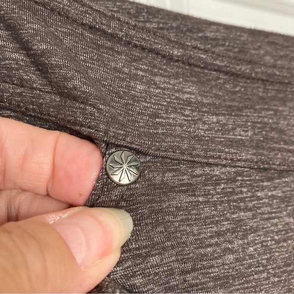 Athleta Brown Flared Yoga Pants Sz S - Picture 6 of 8